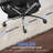 Ergonomic Office Chair with Headrest, Flip-up Armrests, Rolling Casters