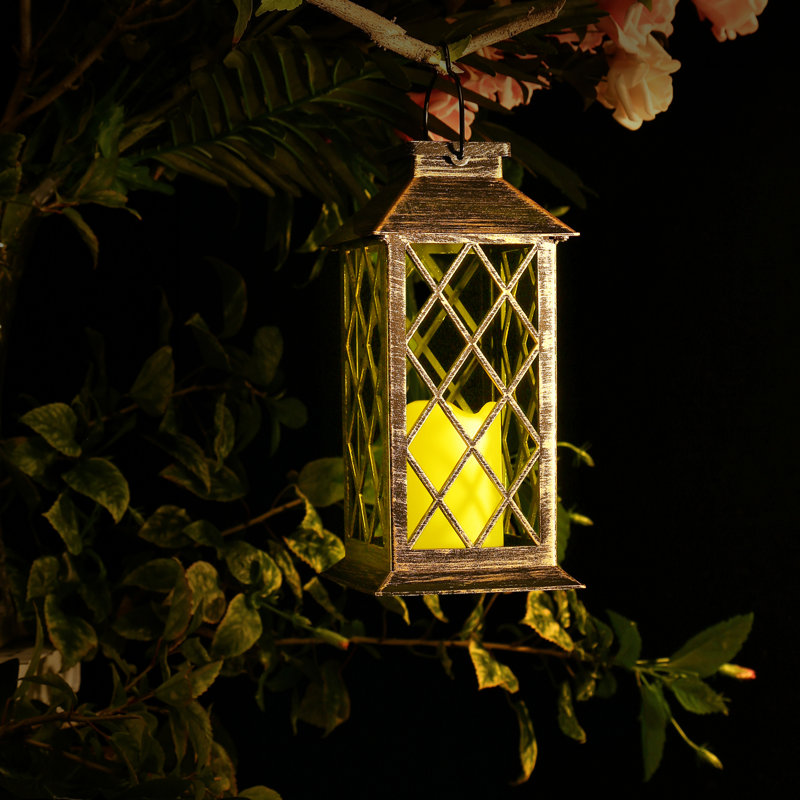 10.6'' Solar Powered Square / Rectangular Lantern