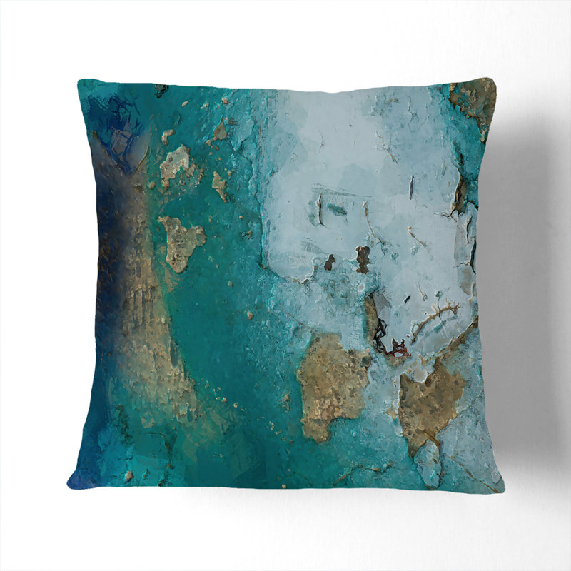Abstract Square Throw Cushion, 55cm H x 55cm W x 20cm D
