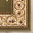 Doykos Fleur De Lis Traditional Oriental Green Plush Rug-99470824