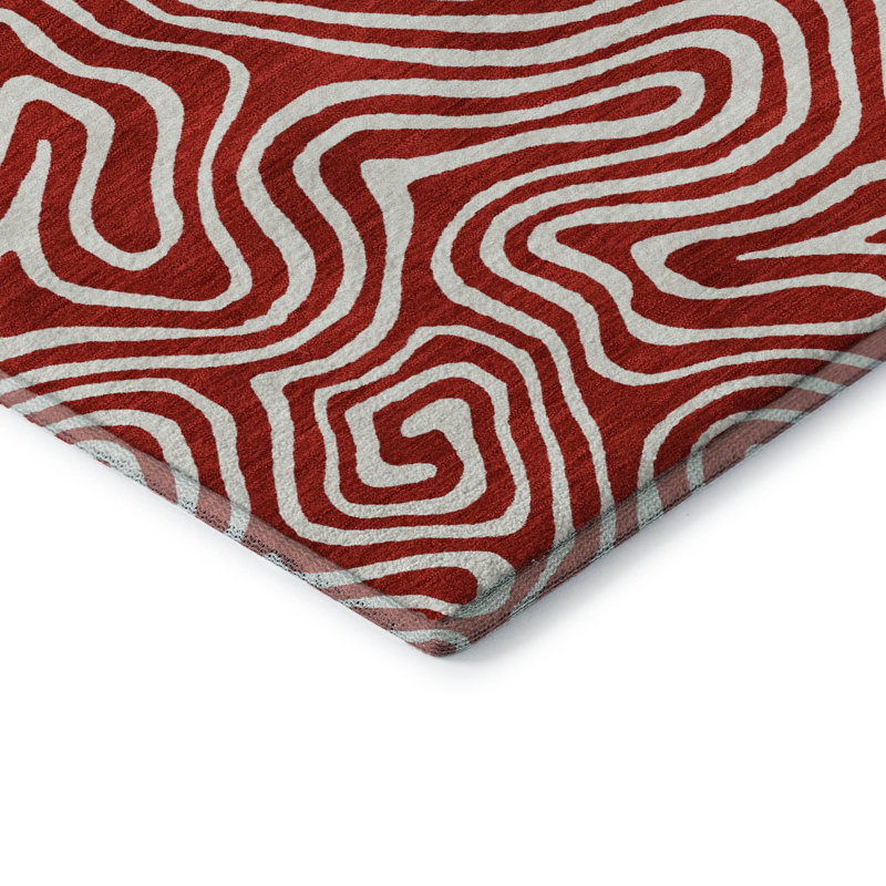 Tapis tourbillon AMF1030 lavable à la machine de qualité supérieure, Rectangulaire 8 pi x 10 pi