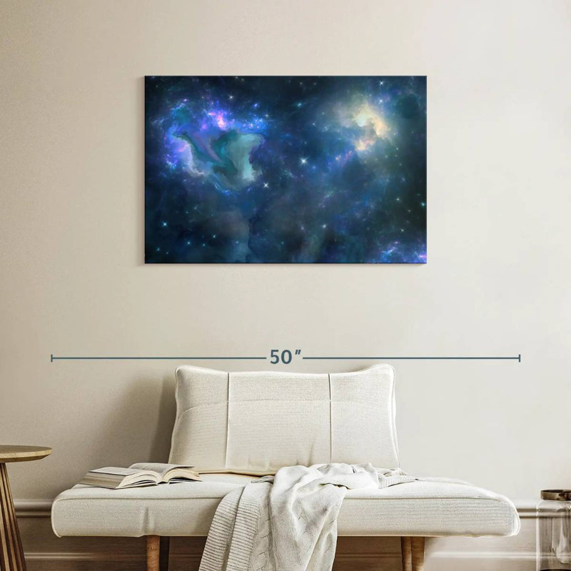 Oberle Space Nebula, 24" H x 36" W