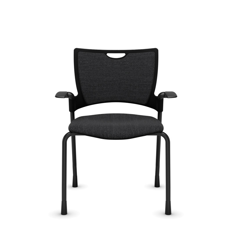 Chaise rembourrée en plastique Bella de 9 à 5 places Bella, Tombée de la nuit, Avec accoudoirs