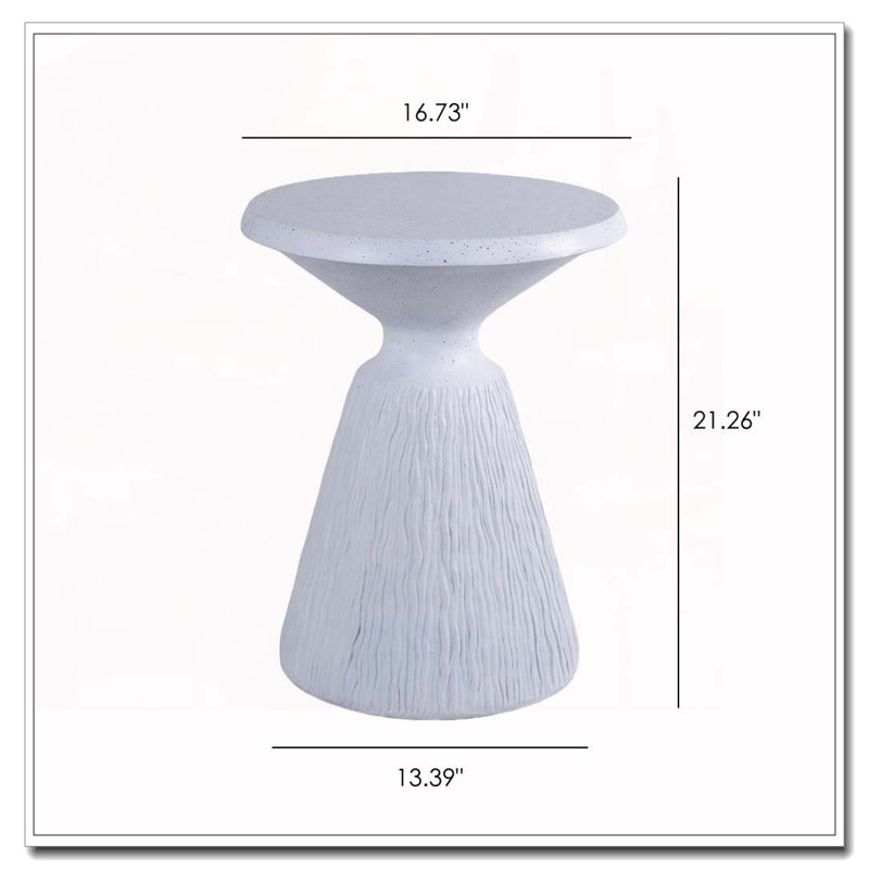 Outdoor Patio Accent Table Side