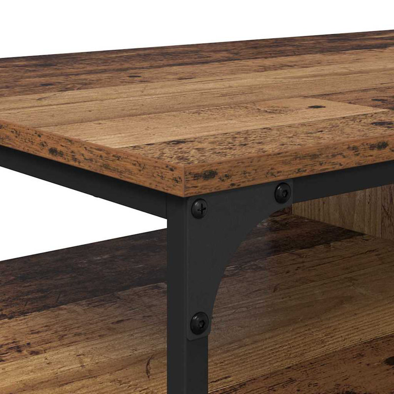 Coffee Table with Storage, Old Wood