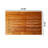 Massage teak wood Non Slip Mat 