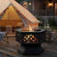 Round Iron Charcoal Fire Pit