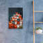 Art mural épique «Pile Of - Foxes» par Doron David, 16 po x 24 po-375988027