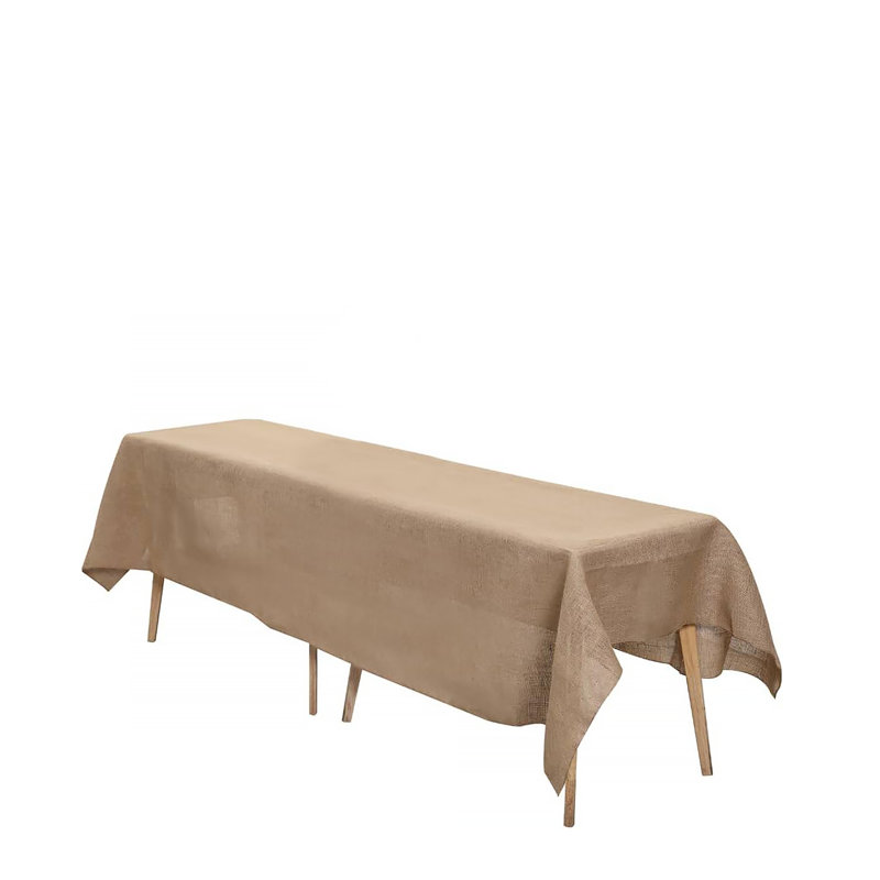 Yuridia Jute Tablecloth, 60" L x 60" W