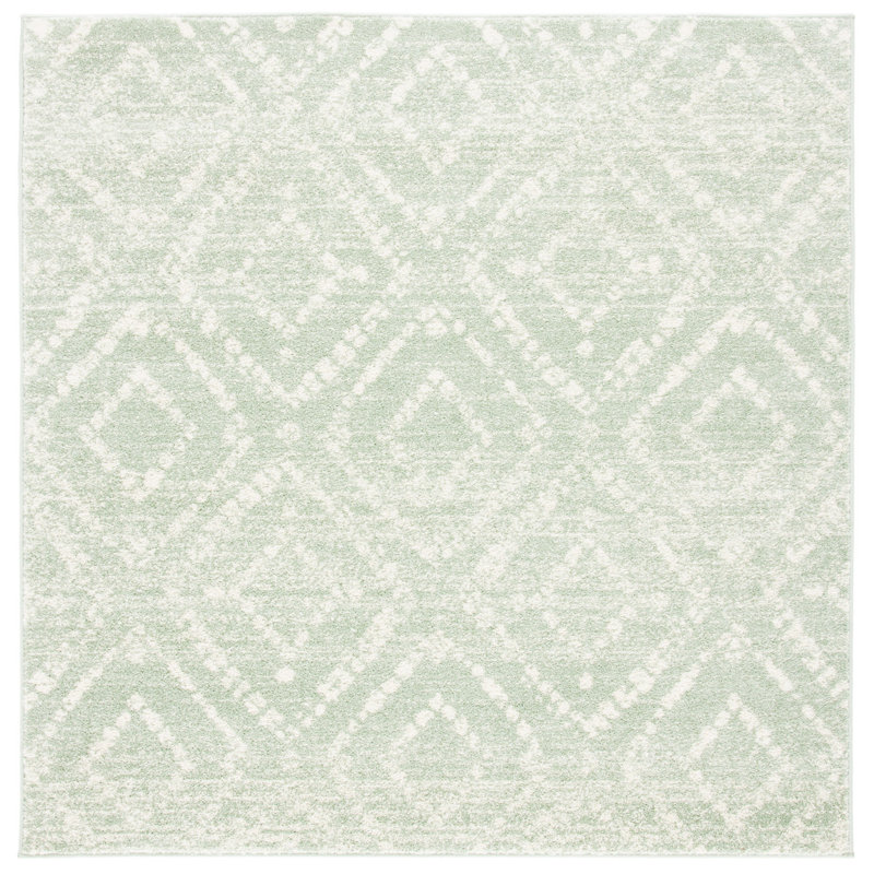 Adirondack Performance Geometric Rug, Square 6'