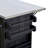 Outdoor Solid Wood Extendable Kitchen Island With Stainless Steel Top, Side Spice Rack, Drawers & Storage Cabinet-917283314