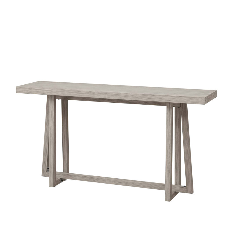 59.84" Rectangular Console Table, Gray