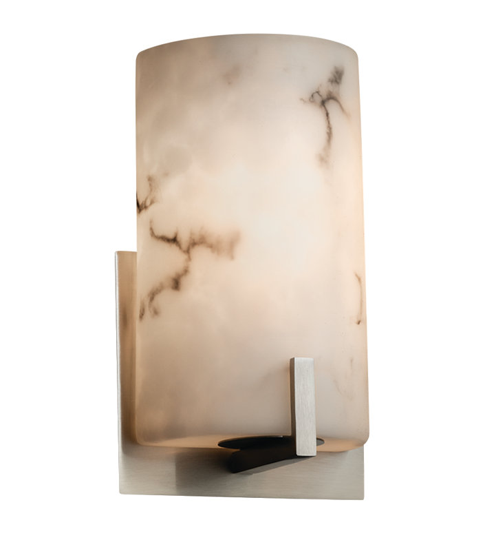 Keyon Wall Sconce, Brushed Nickel, Yes