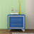 Velvet Solid Wood Nightstand-1238811318