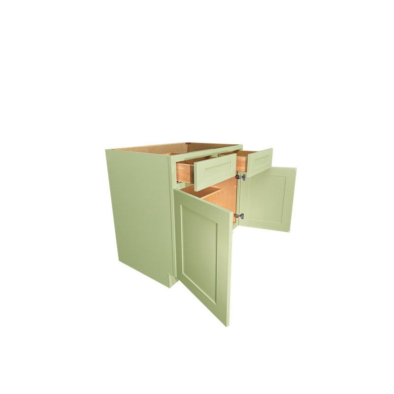 36 Inch Kitchen Base Cabinet - Shaker Style, 33"