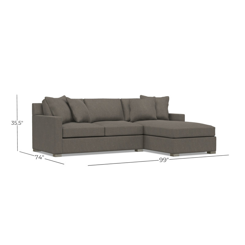 Kelsey Fabric 2 Pc Sectional, 1583-022