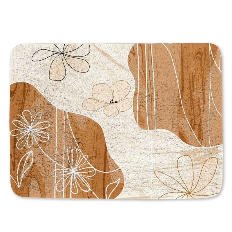Tapis de bain Botanical, L 17 po x L 24 po