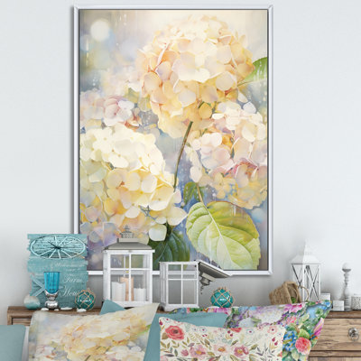 Blaxlands " Yellow Hydrangea Dappled Sunlight "