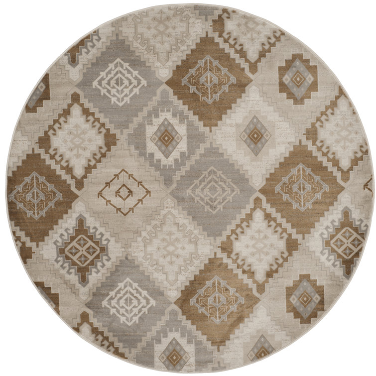 Abrahamic Vintage Performance Geometric Rug