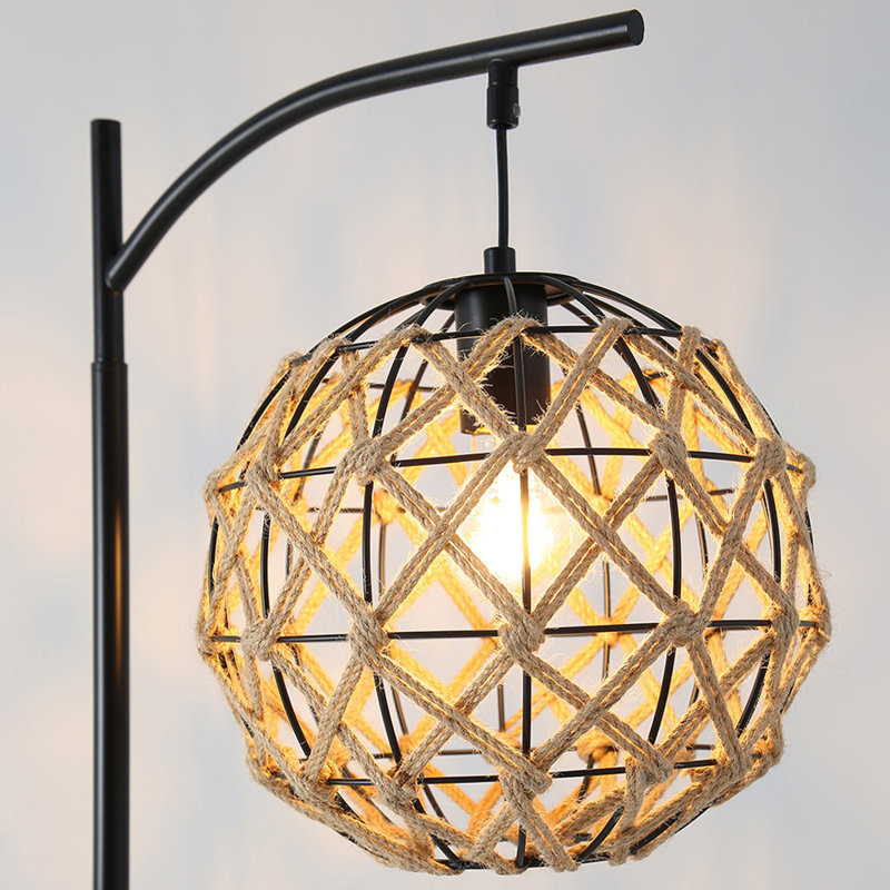 Ridgevale 157.4cm Arched Floor Lamp Set