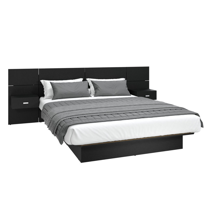 Katsuki Bedroom Platform, Black Karisma, Queen