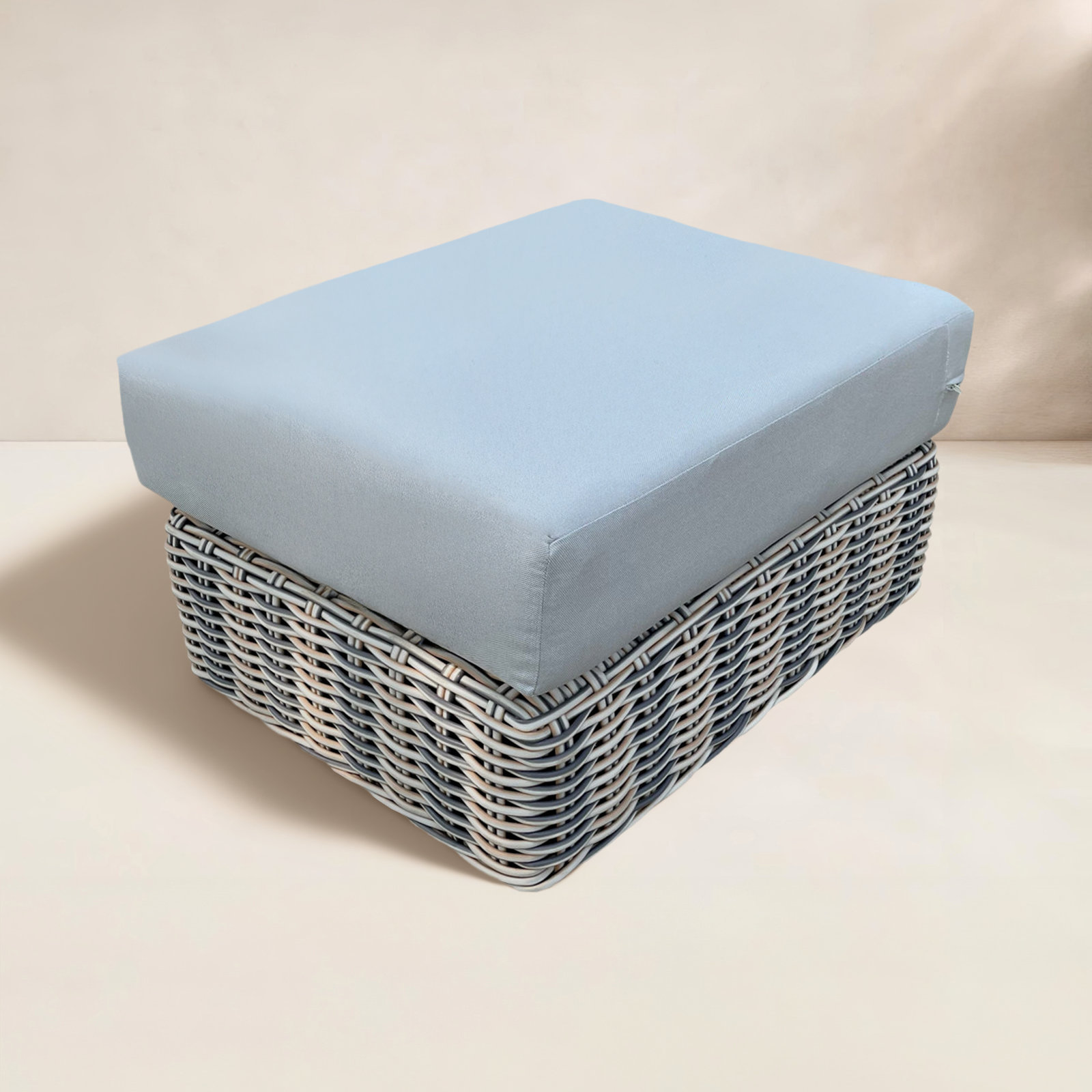 Sommer Outdoor Ottoman with Cushion