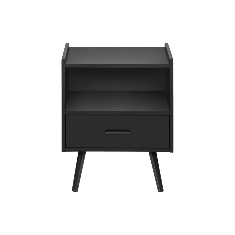 Table d'appoint (table basse incluse seulement), Noir, Noir