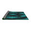 Tapis à motifs vert / noir-398134131