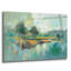  «Dreamland» par Silvia Vassileva, art mural en verre acrylique, 36 po x 24 po-1537111302