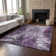 Premium Machine Washable Prisco Eggplant Rug