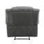 Fauteuil inclinable manuel moderne en microfibre texturée 41 po avec garniture cloutée Cappella-1791194633