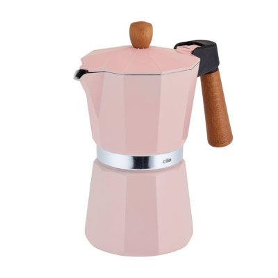 Machine à espresso Legno, rose, 7,5 H