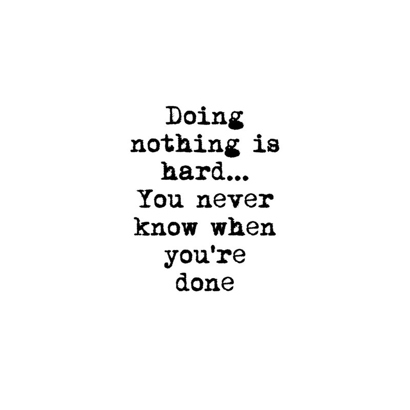 Doing Nothing by Design Fabrikken - Wrapped Canvas Print, 66.04cm H x 45.72cm W x 1.91cm D