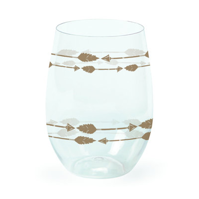 Locksly 12oz. Stemless Wine Glass Set