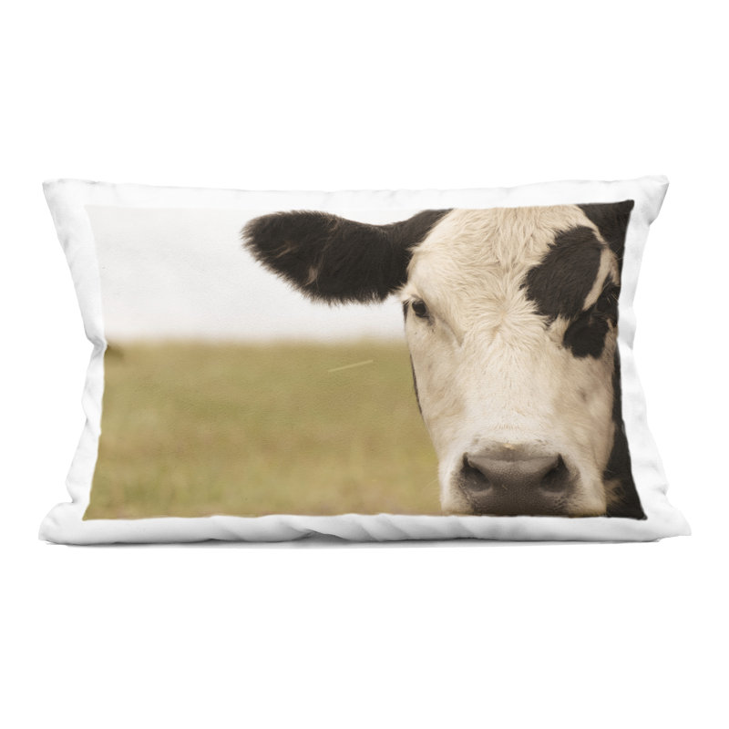 Coussin décoratif Rustic Cow Stare par J: L Design
