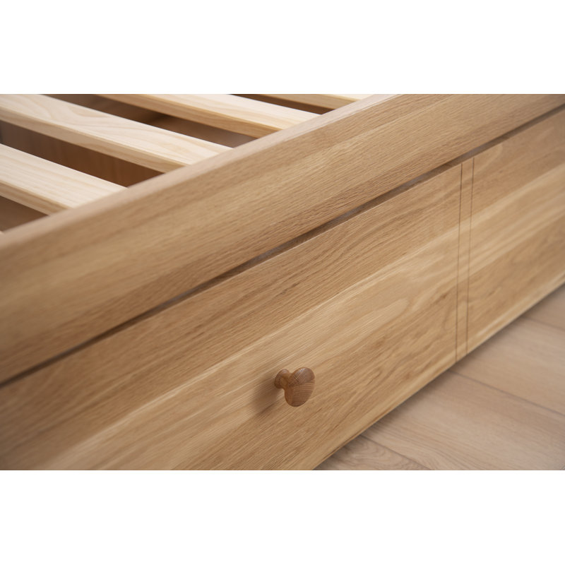 Savona Kids FSC®-Certified Oak Trundle Drawer, Washed White
