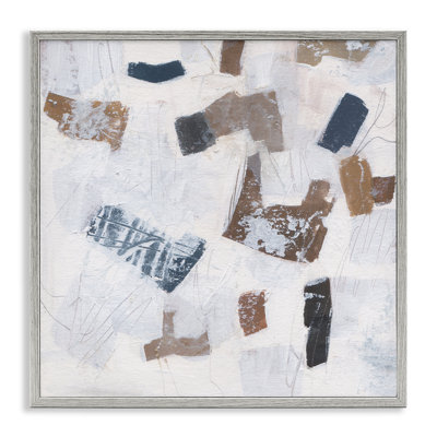 Rustic Abstract Forms Framed Giclee Art by Melissa Wang