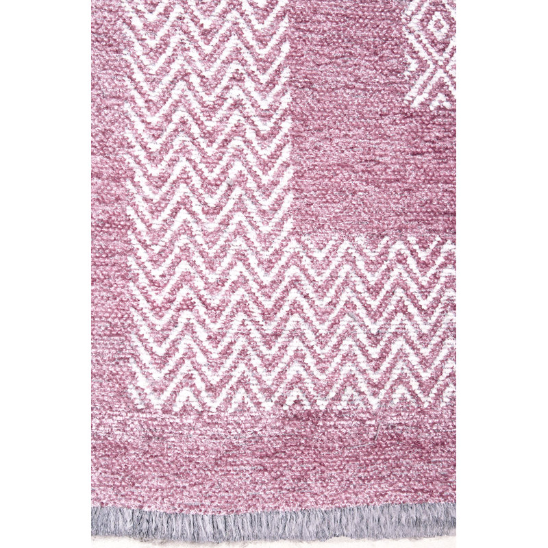 Tapis rectangulaire en coton Vernada, Rectangle 8 pi 11 po x 12 pi 2 po
