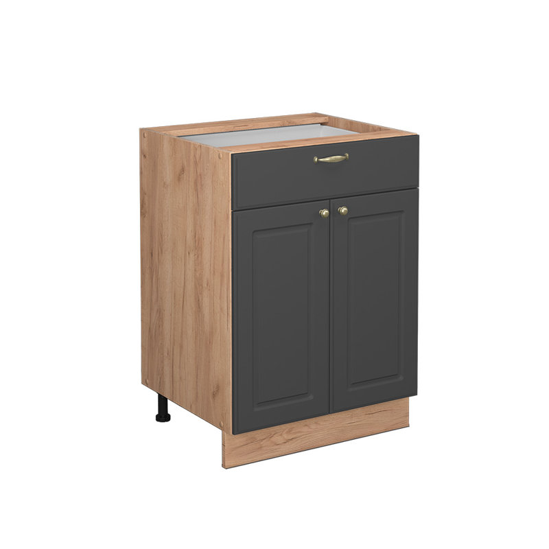 Drawer Cabinet, Brown/Grey