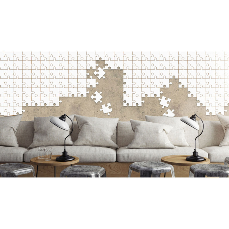 Play Jigsaw 12" x 12" Ceramic Grid Mosaic Tile, Ultra White