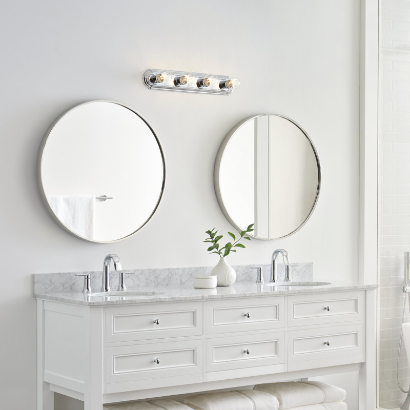 De-Lovely Four Light Wall / Bath from Generation Lighting , Chrome