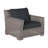 Rustic Woven N-Dura Resin Wicker Outdoor Lounge Chair-62332848-70166304-63221115