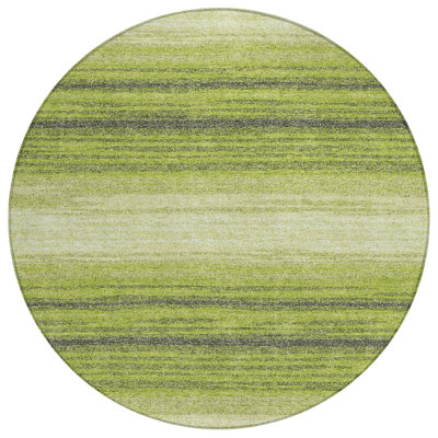 Nira Lime Washable Indoor-Outdoor Rug - 