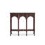 Walnut Solid + Manufactured Wood Rectangular Console Table