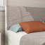  Ensemble de chambre à coucher 2 pièces Feeney, lit plateforme avec table de chevet, blanc crème, grand
