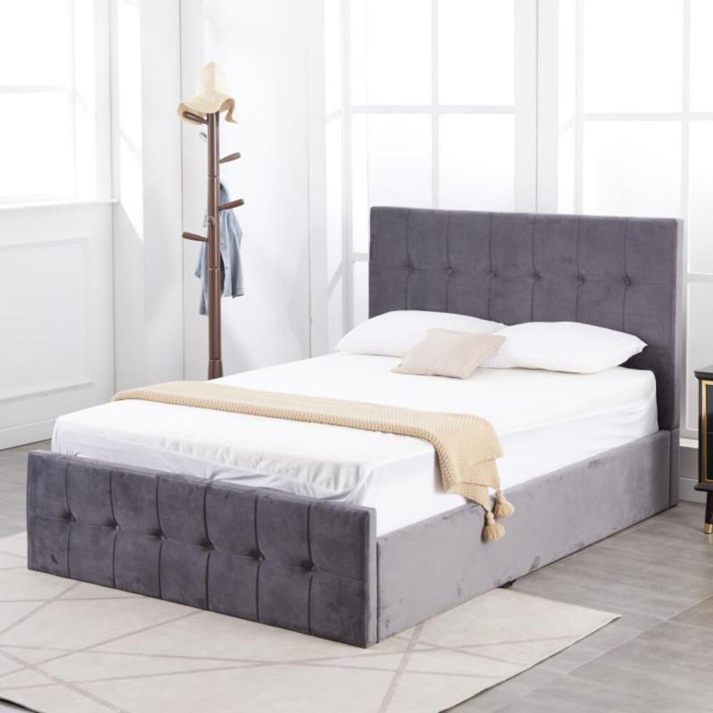 Adyn Upholstered Ottoman Storage Bed, Small Double (4')