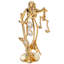 Ornement en forme de fêtes lady of justice