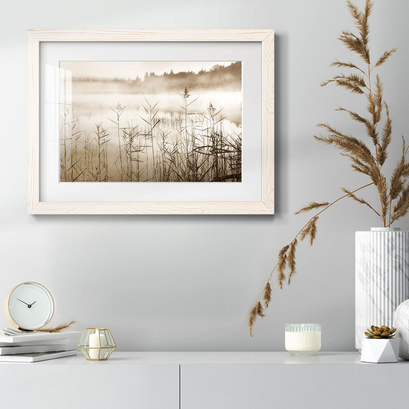 Doux sépia doux - impression d'un seul cadre photo, H 18 po x l 26 po x P 1,5 po, Blanc