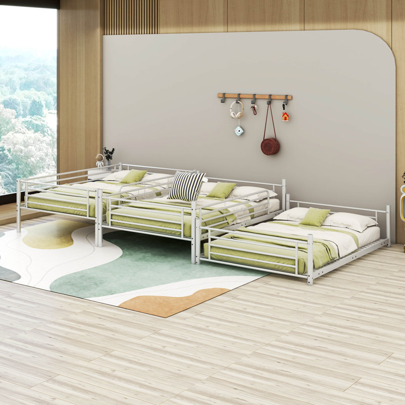 Lit double pour enfant Don, Blanc