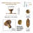 1.4'' Diameter Knob With Base